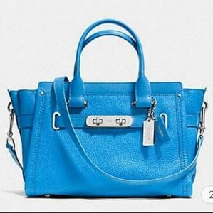 💙Coach Swagger 27 Azure